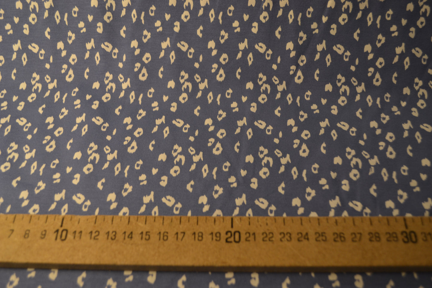 Baumwoll Jersey "Leo Muster" blau *Breite 148cm*