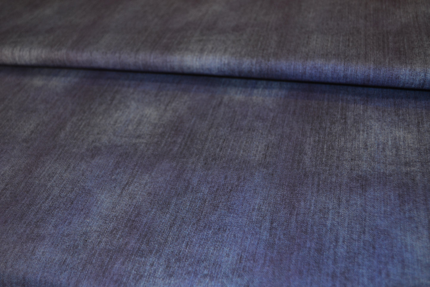Baumwoll Jersey "Jeansdruck" jeansblau *Breite 145cm*