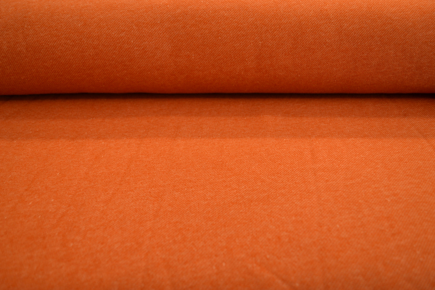 Fleece "Lammfelloptik"uni orange *Breite 130cm*