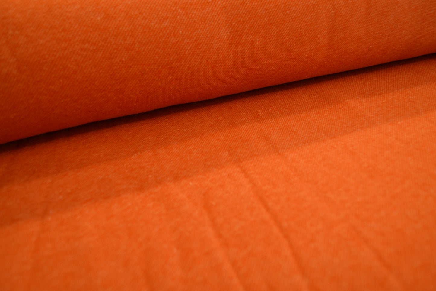 Fleece "Lammfelloptik"uni orange *Breite 130cm*