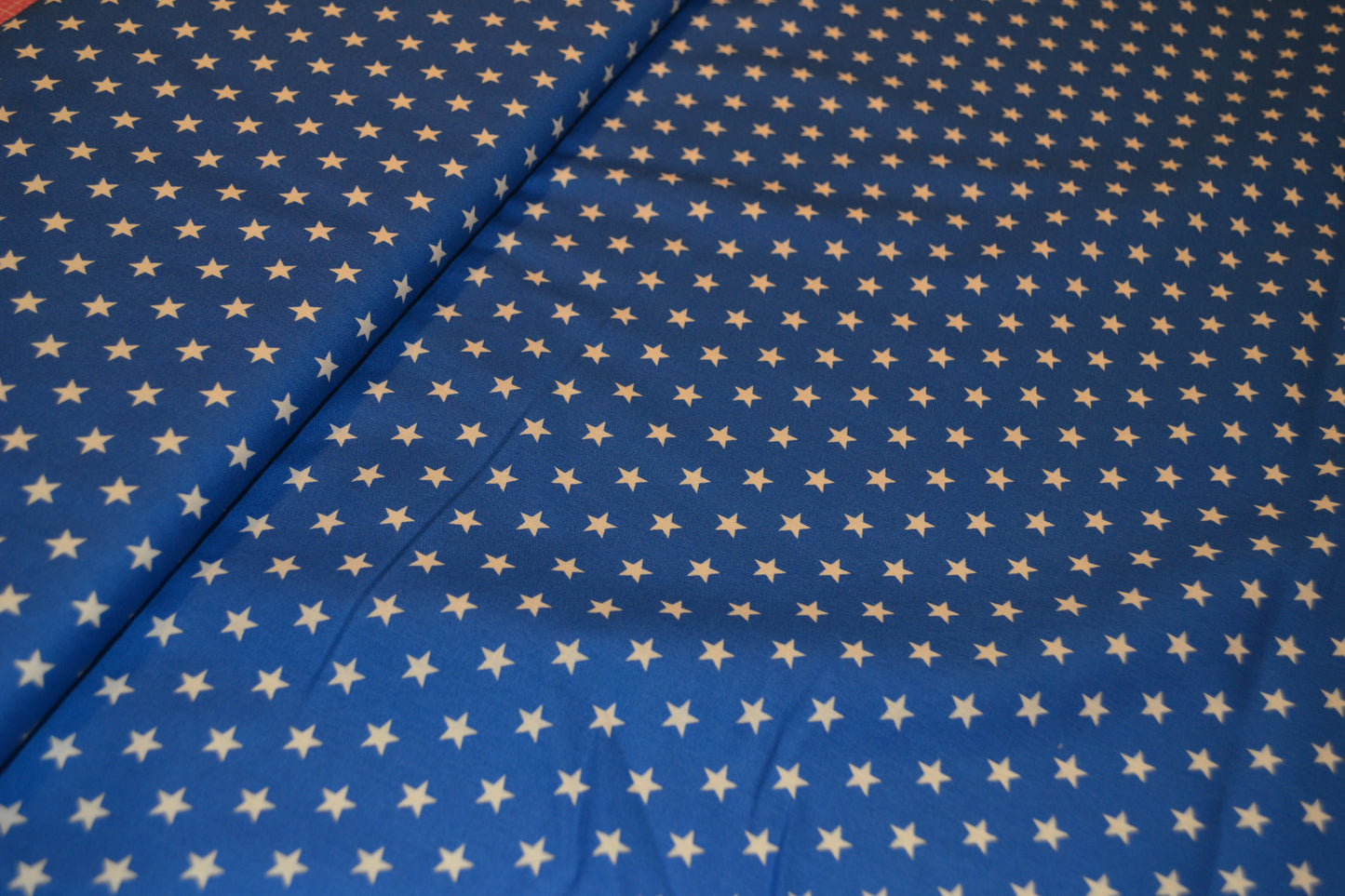 Baumwoll Jersey "Sterne" royalblau *Breite 152cm*