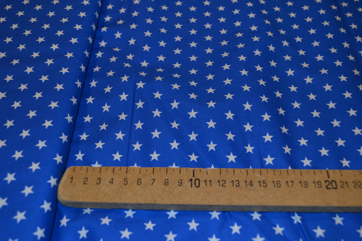 Baumwoll Jersey "Sterne" royalblau *Breite 152cm*