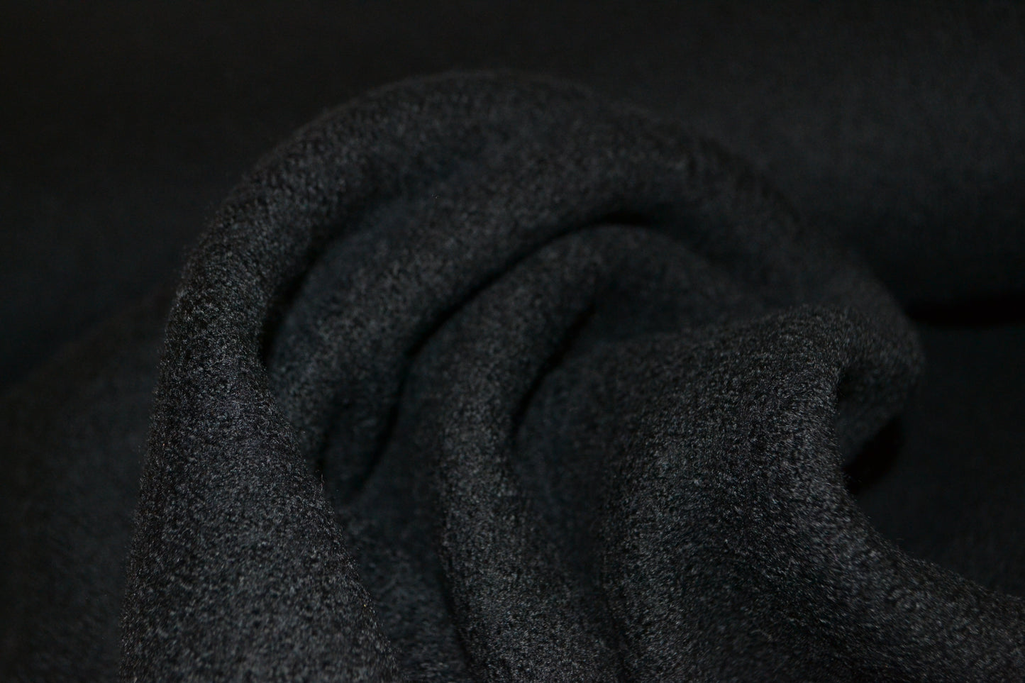 Merino Woll Walk schwarz *Breite 150 cm*