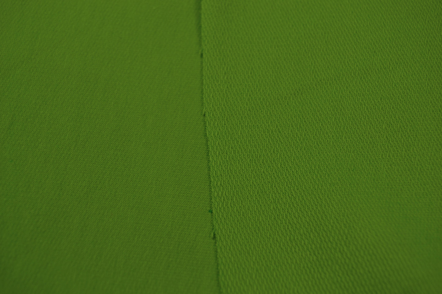 French Terry Sweat uni apfelgrün *Breite 155cm*