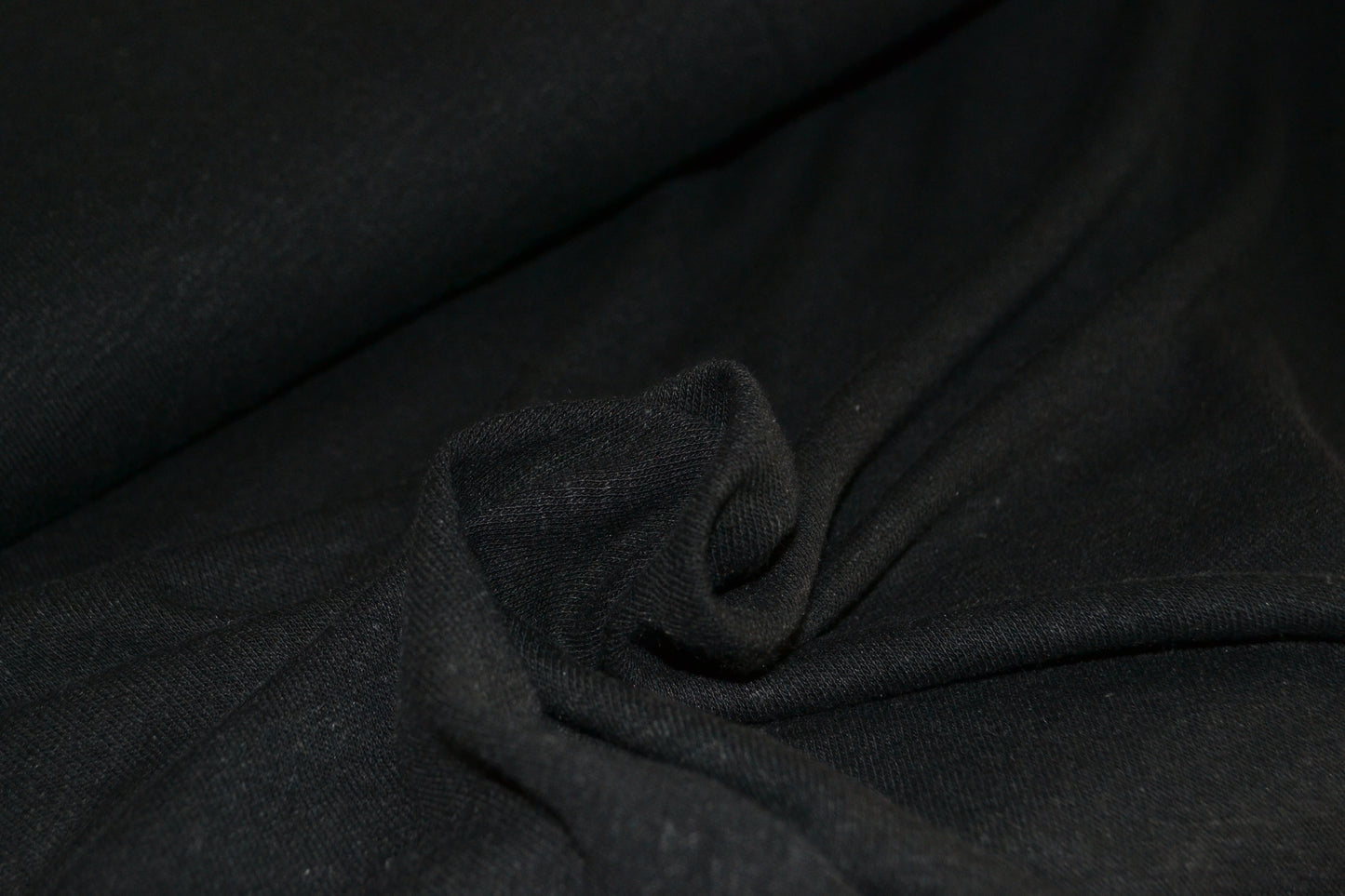 Viskose Leinen uni schwarz *Breite 146cm*