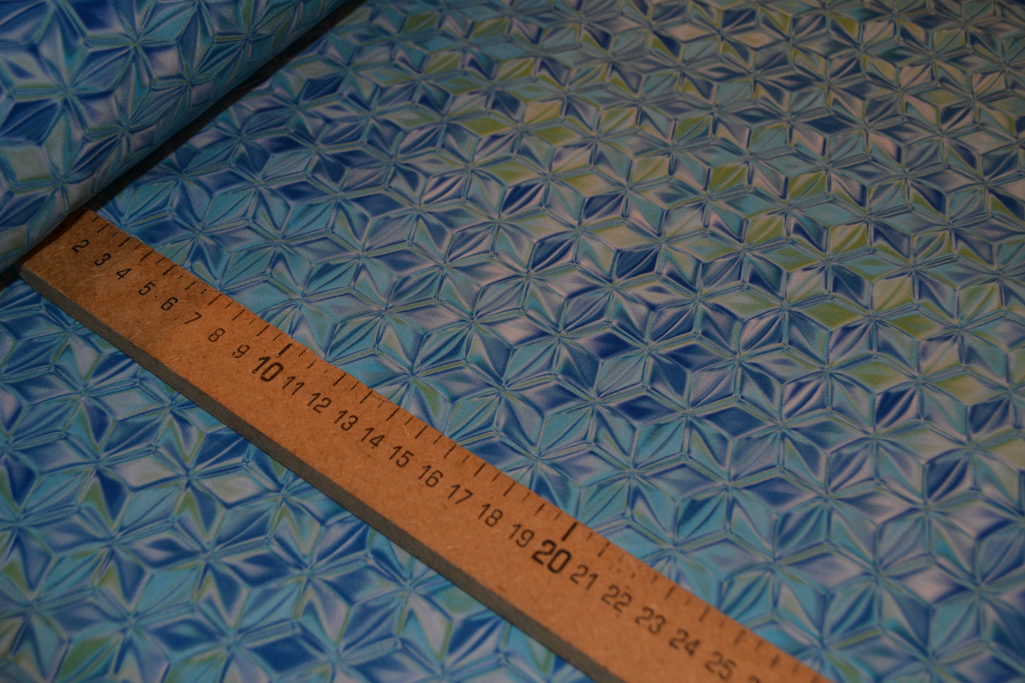 Softshell "Eiswürfel" hellblau *Breite 150cm*