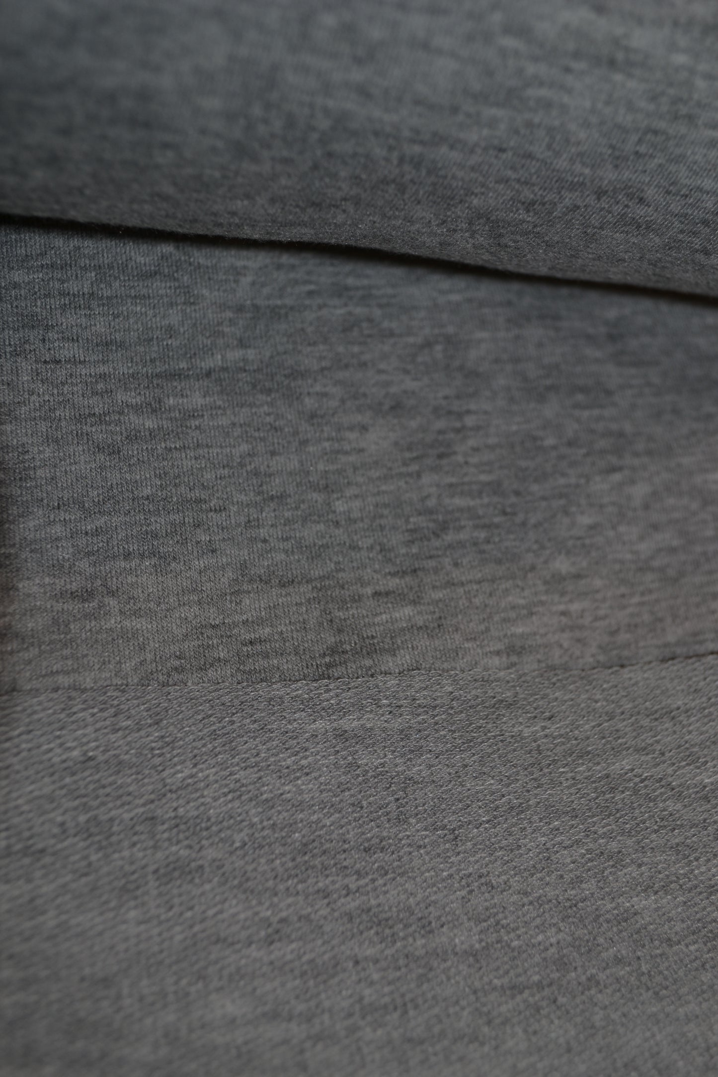 French Terry Sweat uni hellgrau meliert *Breite 155cm*