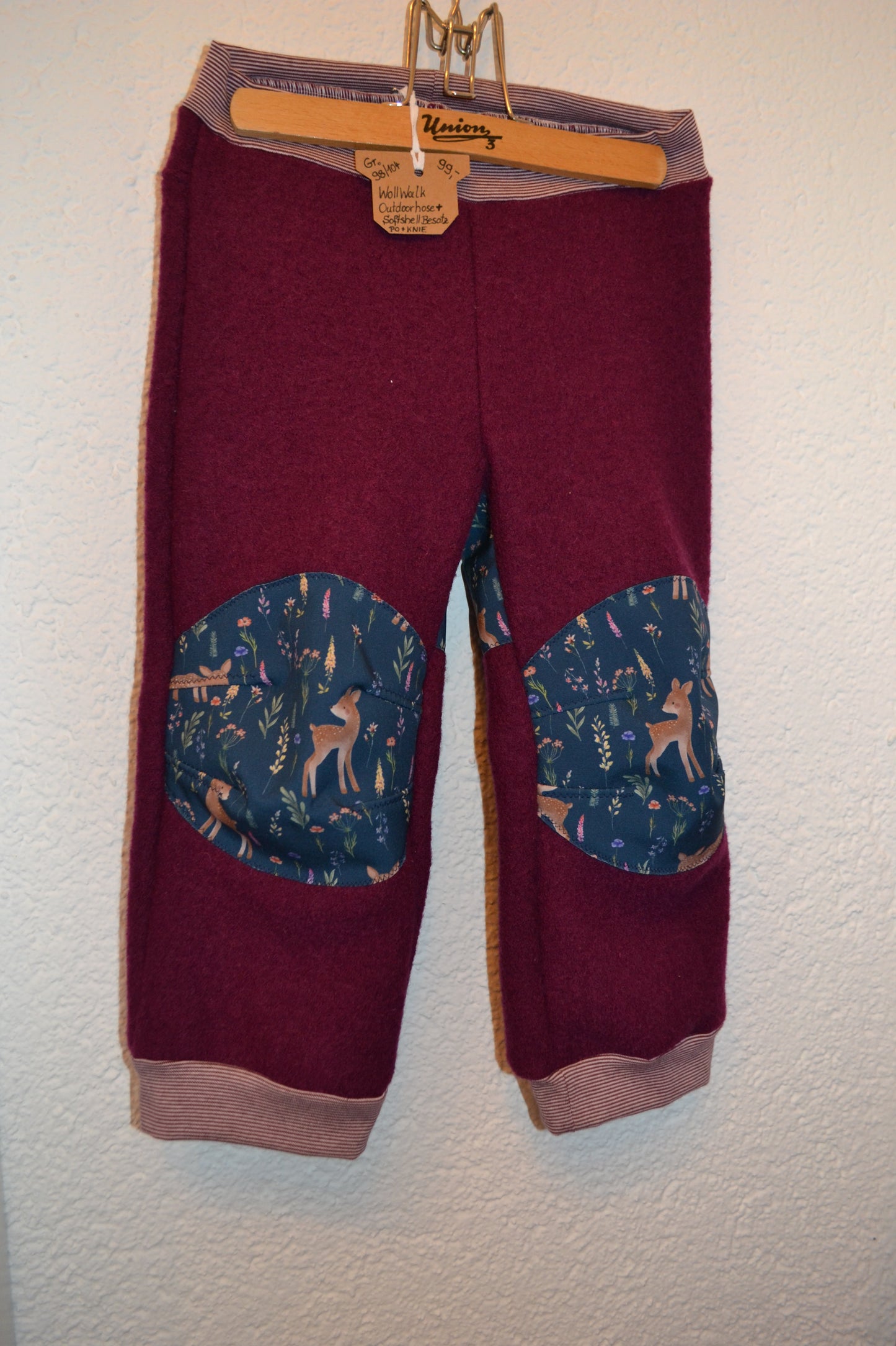 Walk Outdoorhose Reh aubergine berry Gr. 98/104