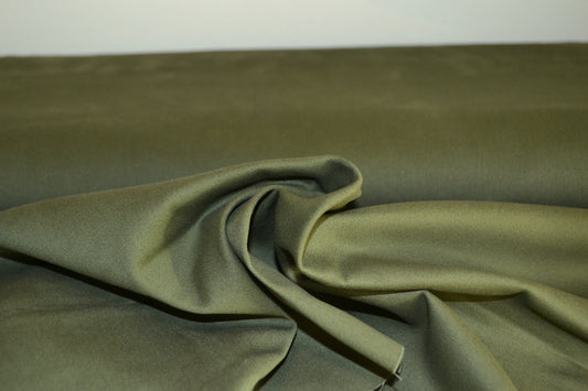 Baumwoll Twill uni oliv *Breite 142 cm*