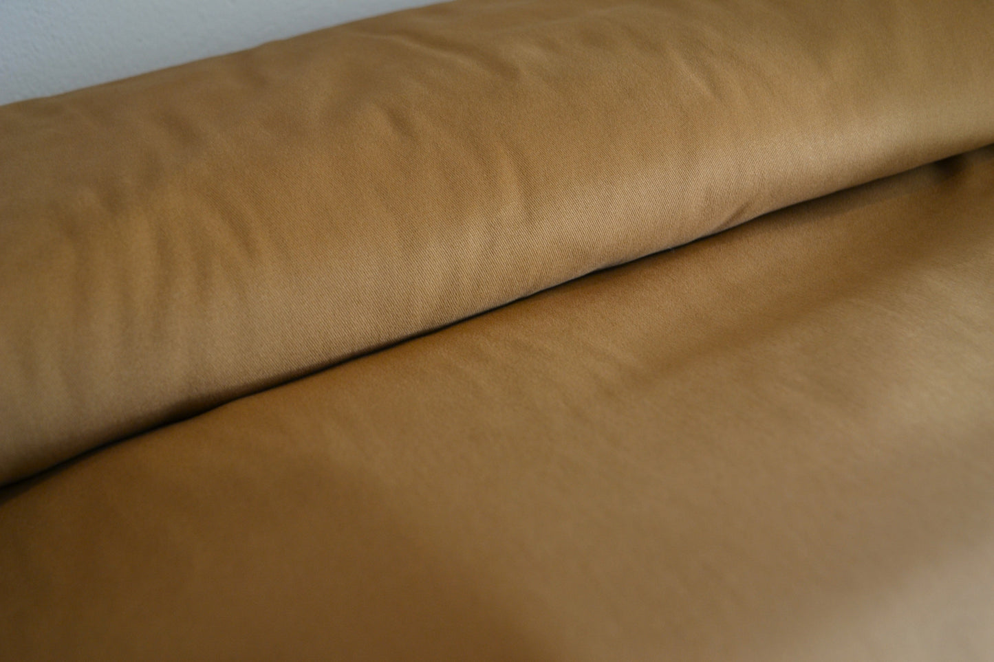 Baumwoll Twill uni ocker *Breite 142 cm*