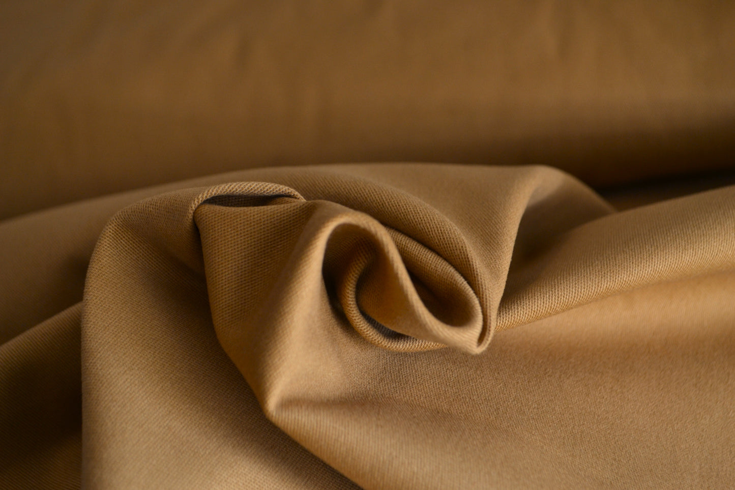 Baumwoll Twill uni ocker *Breite 142 cm*