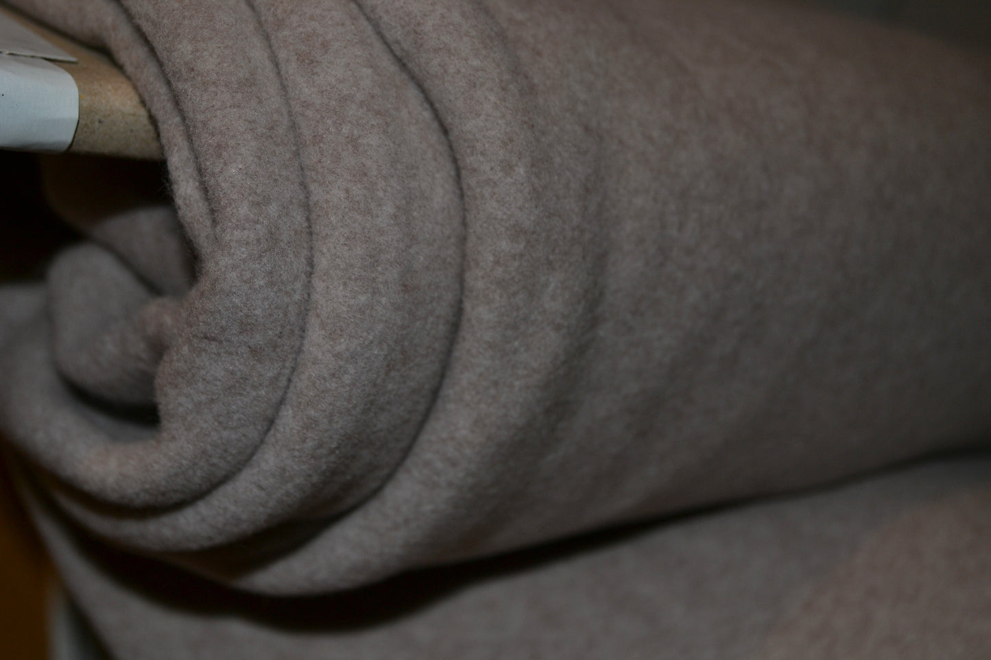 BIO Baumwoll Fleece beige *Breite 160 cm*