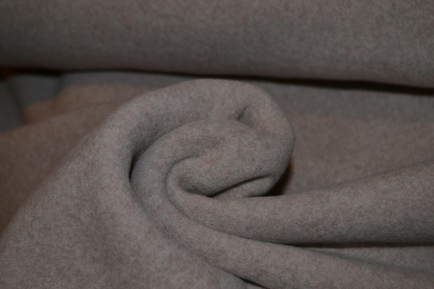 BIO Baumwoll Fleece beige *Breite 160 cm*