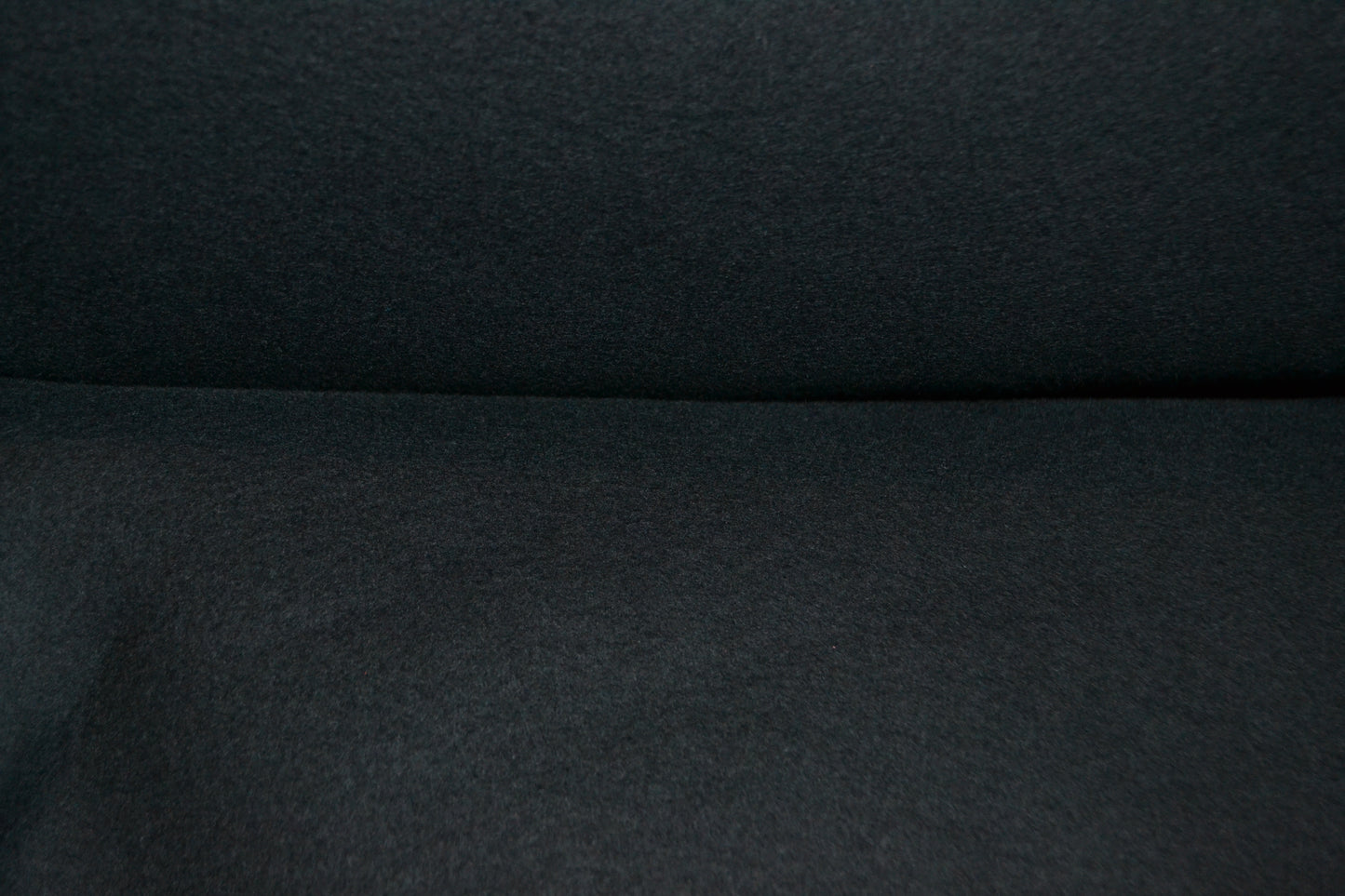 BIO Baumwoll Fleece schwarz *Breite 160 cm*