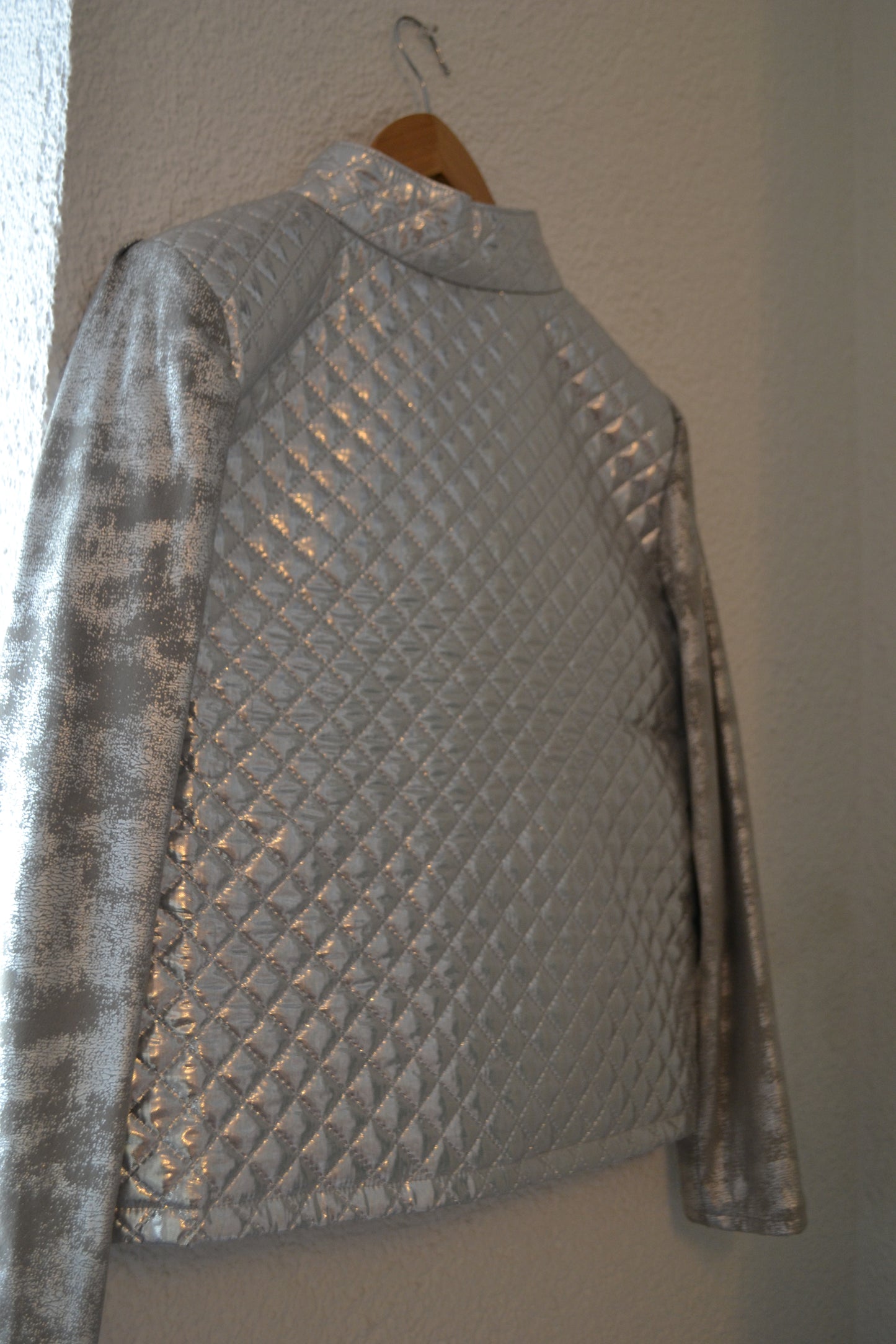 Steppjacke silber Gr. 146/152
