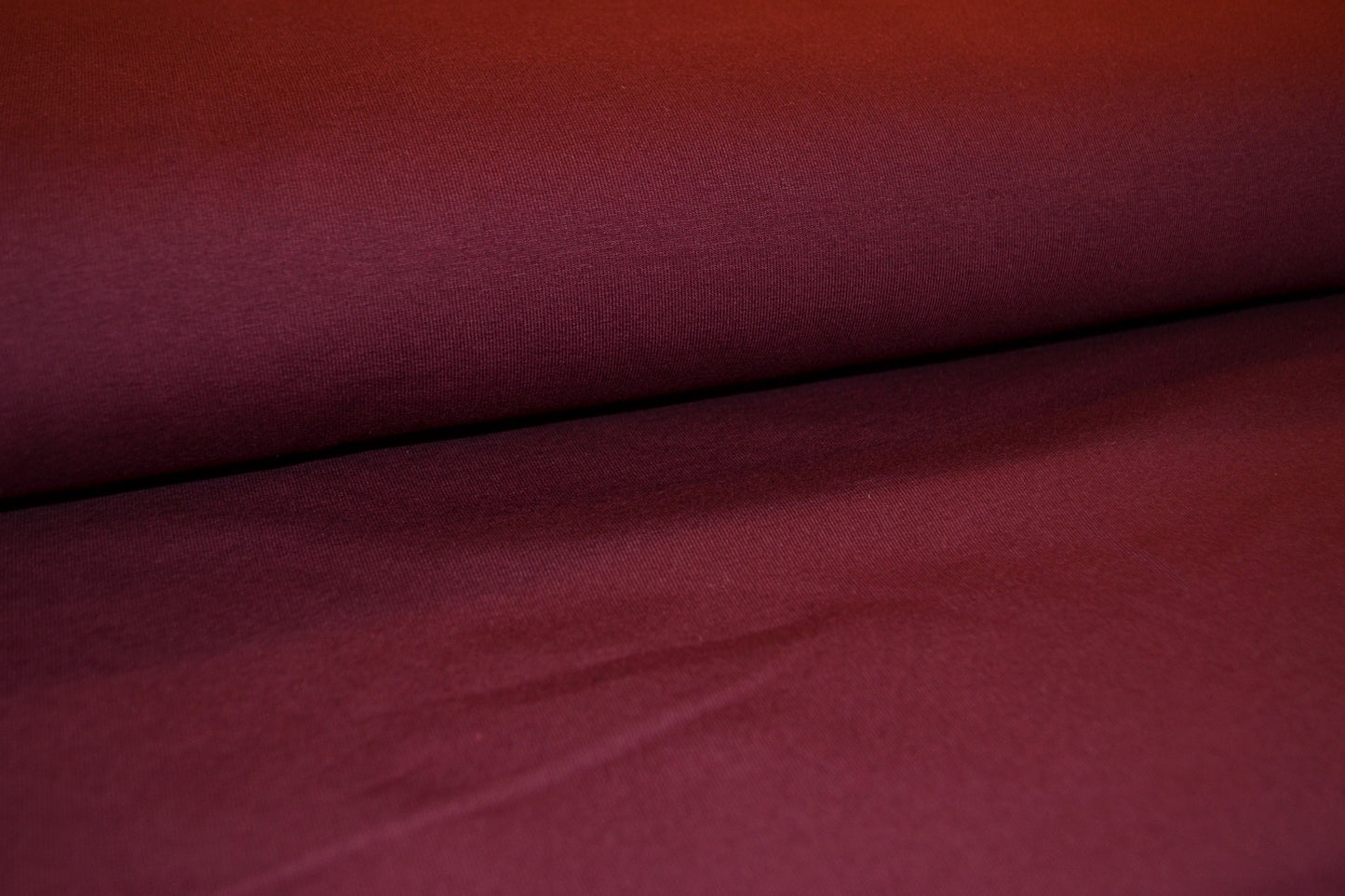 French Terry Sweat uni weinrot *Breite 155cm*