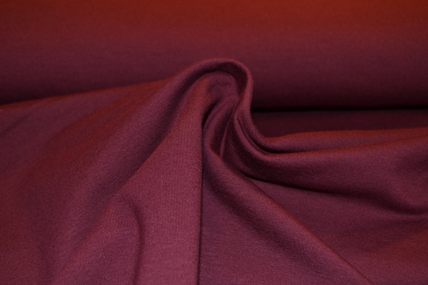 French Terry Sweat uni weinrot *Breite 155cm*