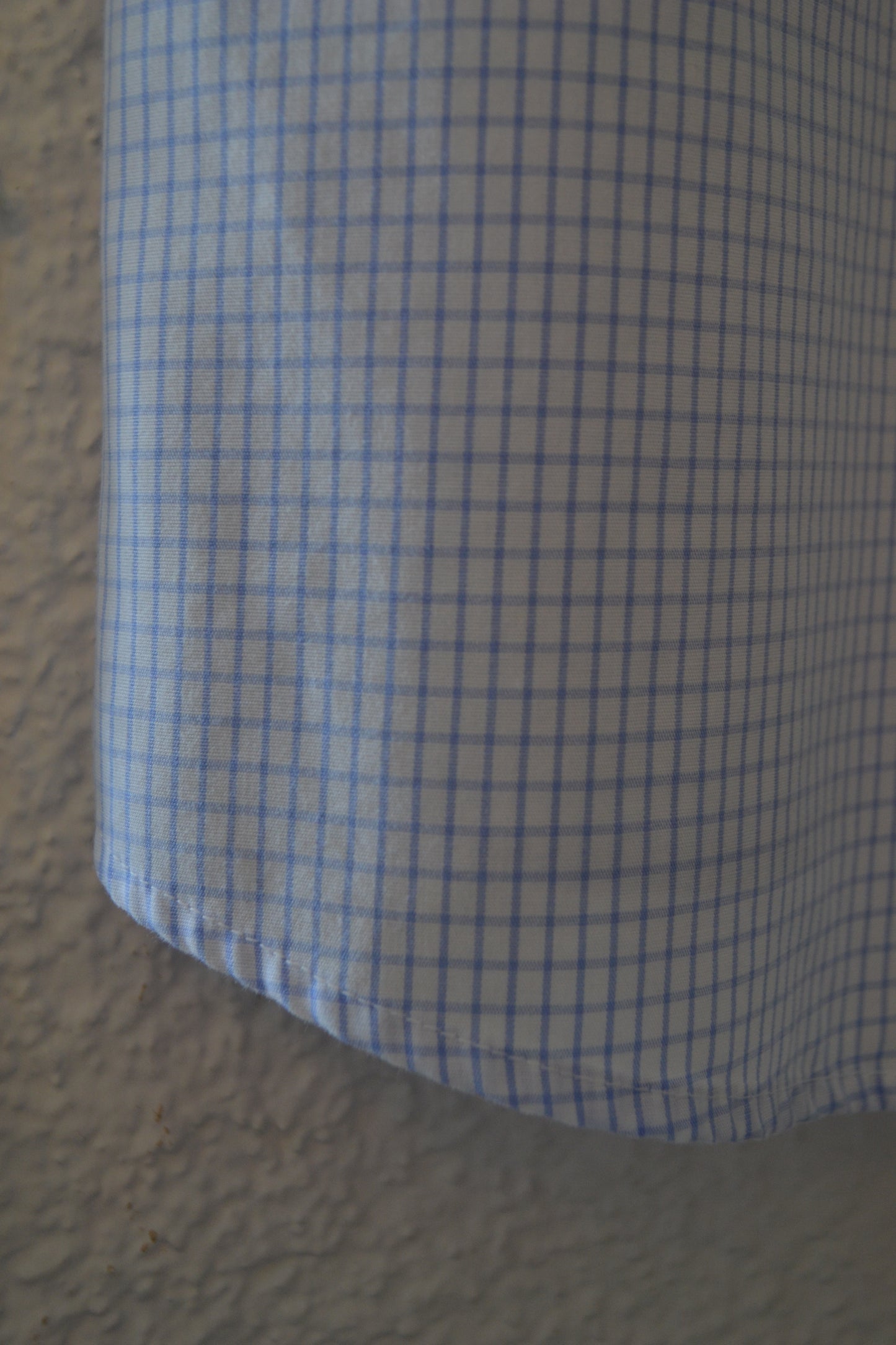 Baumwollkleid hellblau Karo Gr. 116
