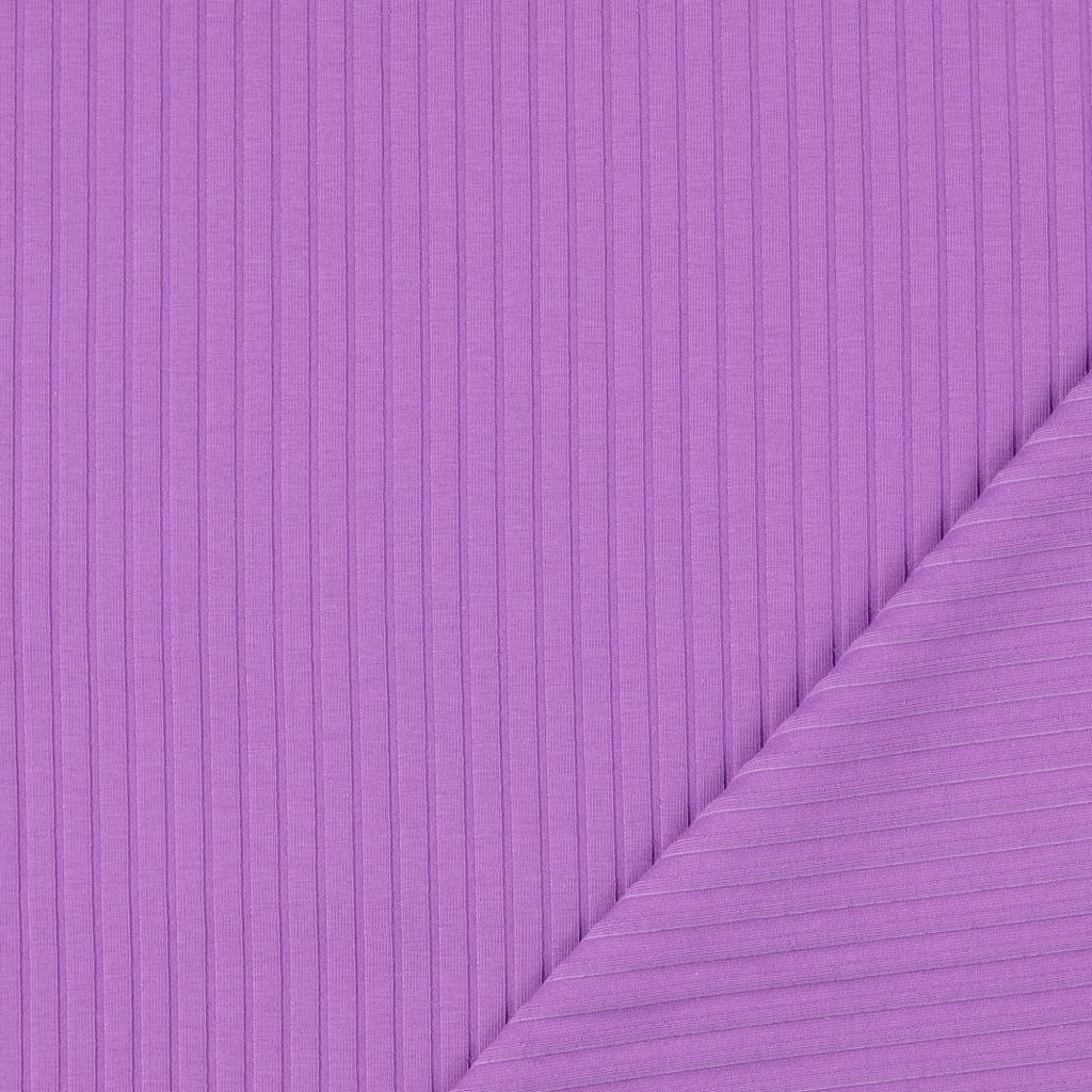 Rippjersey uni flieder lila *Breite 140cm*