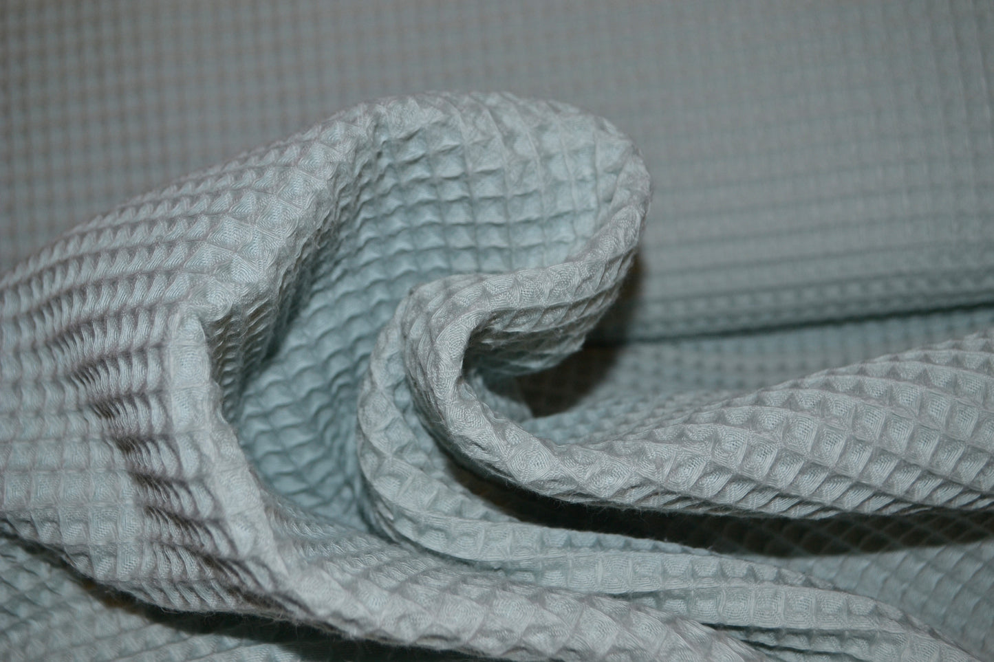Waffelpiquée uni babyblau *Breite 151 cm*