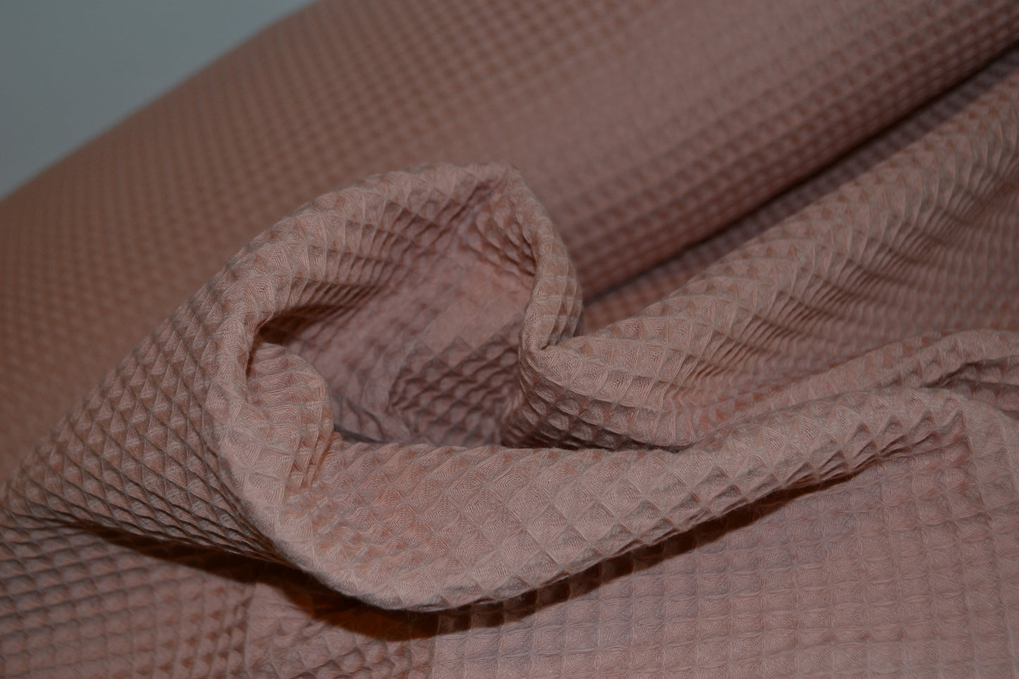 Waffelpiquée uni rosé *Breite 151 cm*