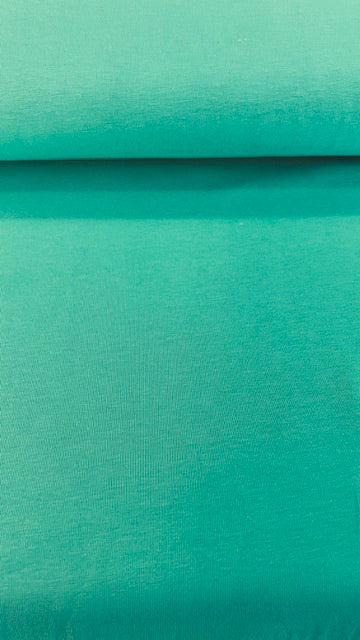 Baumwoll Jersey uni mint türkis*Breite 155cm*