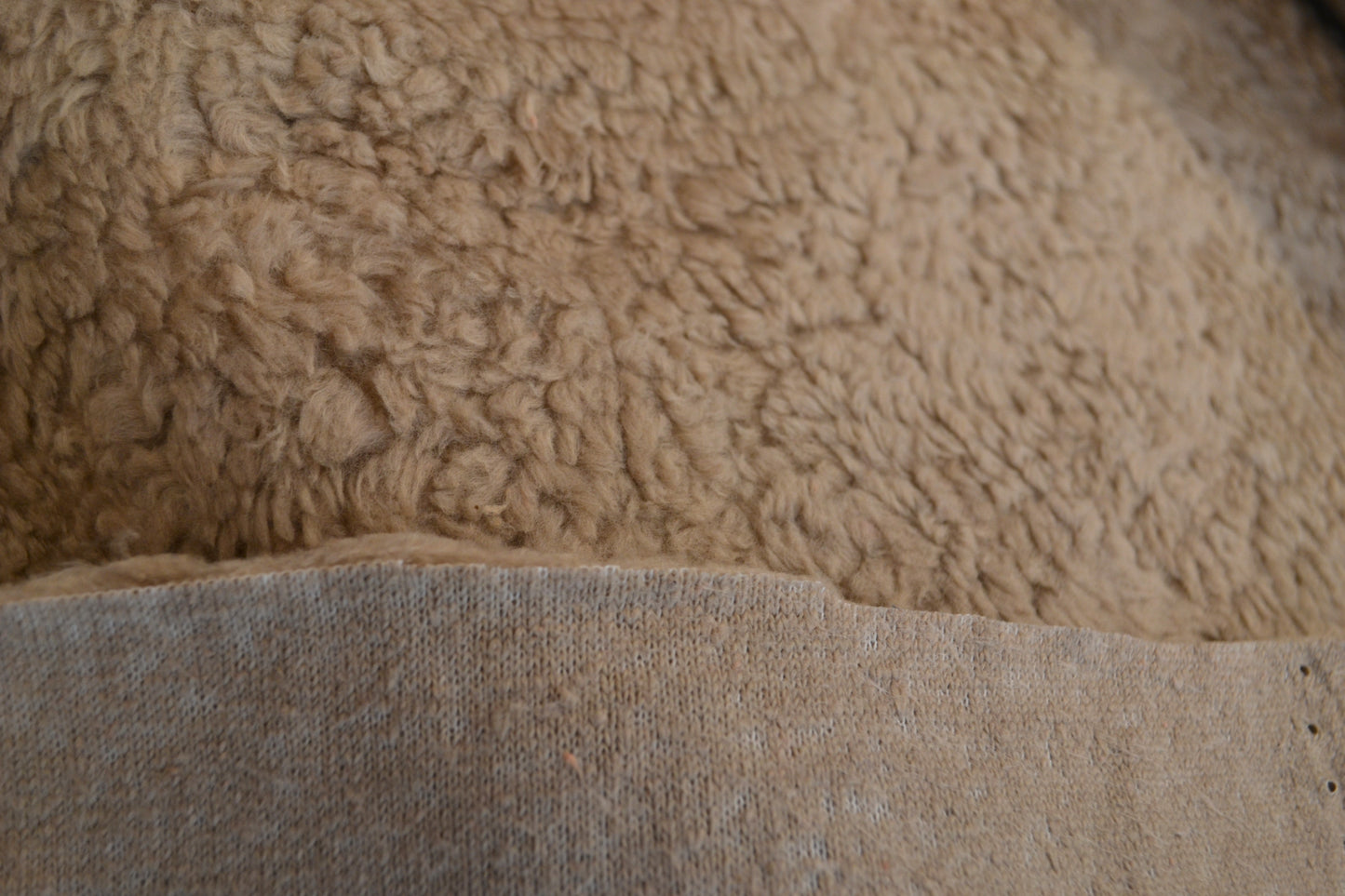 Teddyfleece uni beige braun *Breite 150cm*