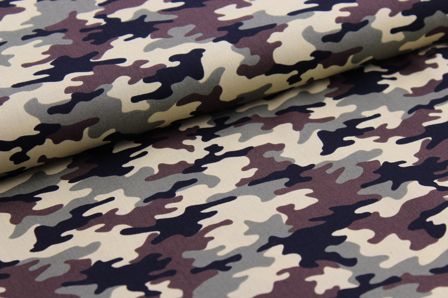 Baumwolle "Camouflage Flecktarn" grün braun *Breite 140 cm*