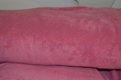 Frottee Jersey uni dunkel rosé *Breite 150cm*