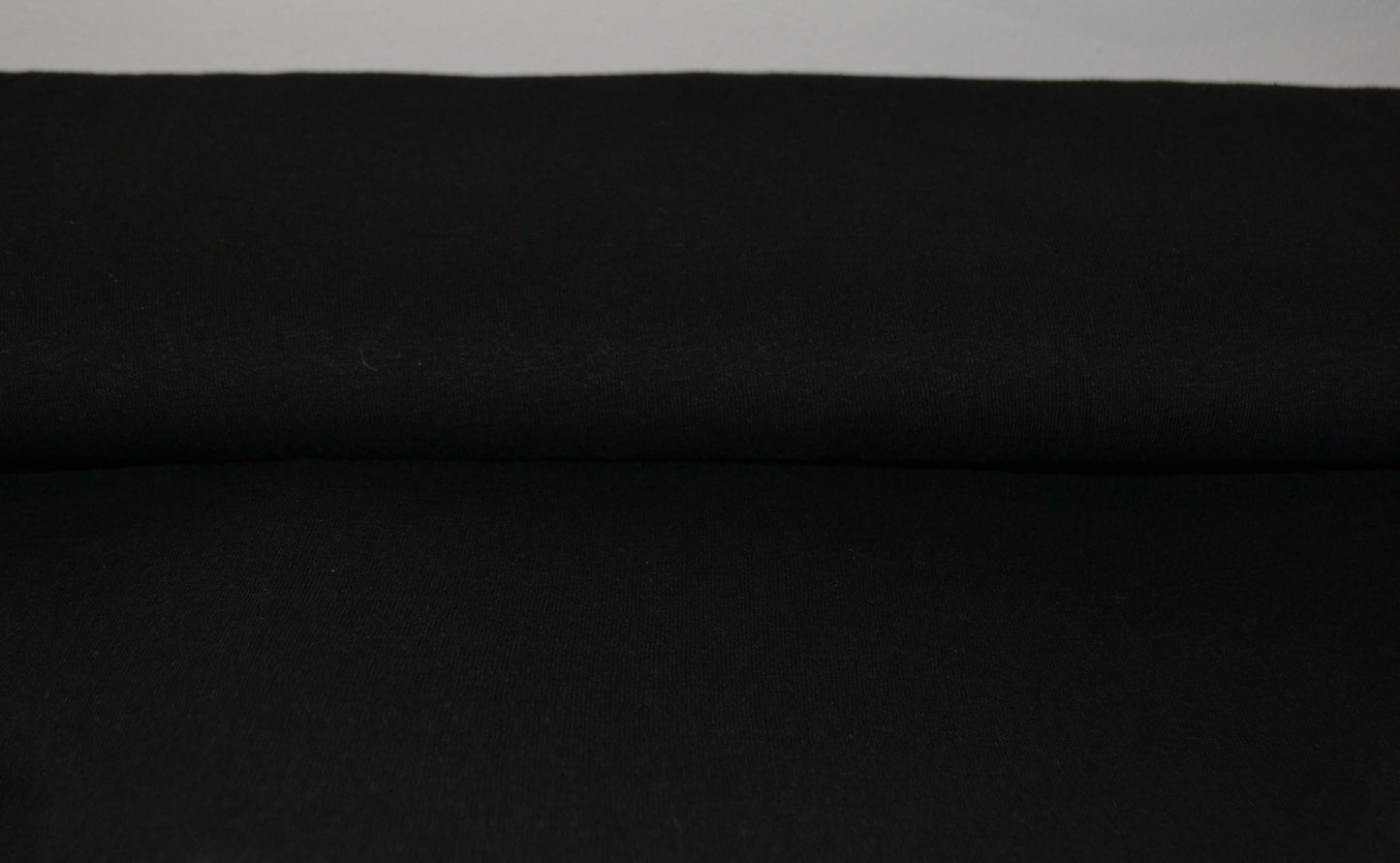 Viskose Leinen uni schwarz *Breite 146cm*