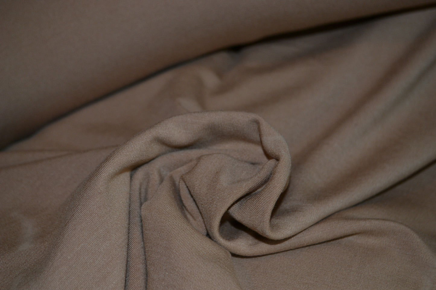 Viskosejersey uni cappuccino beige *Breite 156cm*