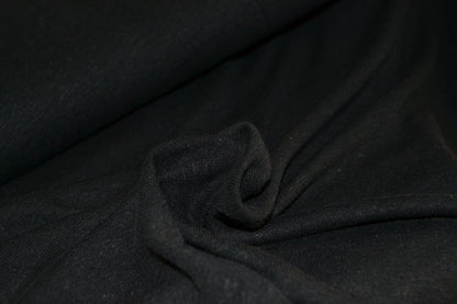 Viskose Leinen uni schwarz *Breite 146cm*