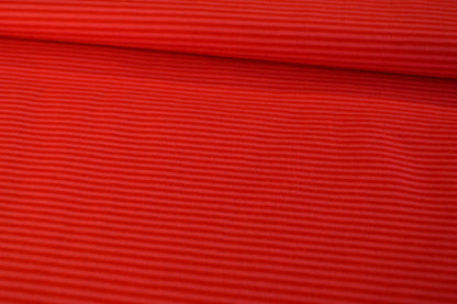 Baumwoll Jersey "Streifen" rot pink  *Breite 150cm*