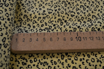 Viskose "Leo Muster" gelb *Breite 146cm*