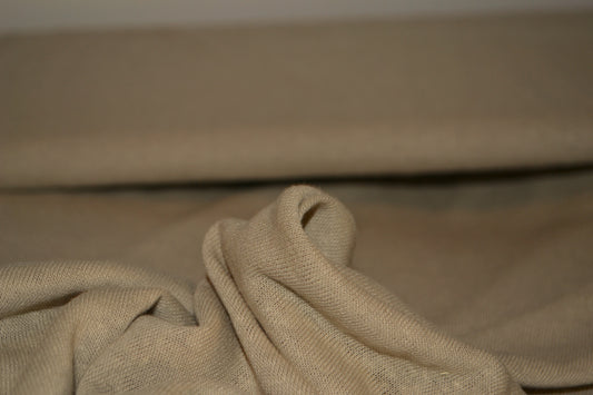 Viskose Leinen uni beige *Breite 146cm*