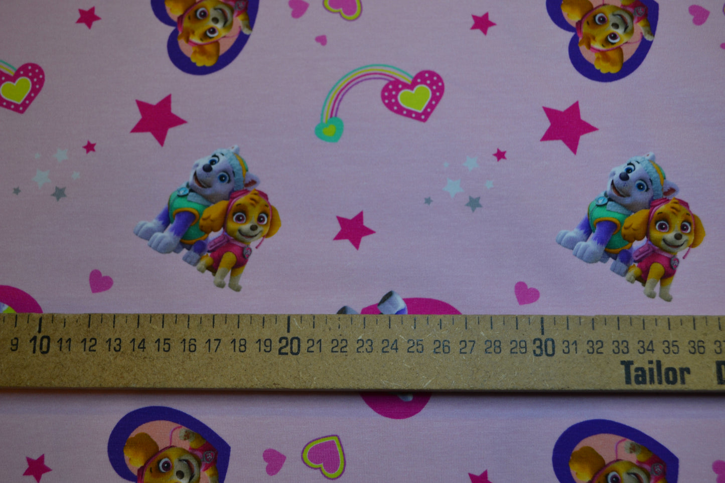 Baumwoll Jersey "Paw Patrol" rosa *Breite 150cm*