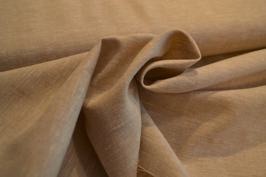 Baumwoll-Leinen uni beige *Breite 144cm*