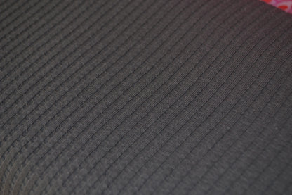 Waffeljersey uni anthrazit