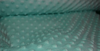 Bubble Fleece Minky Dots uni mint *Breite 186cm*