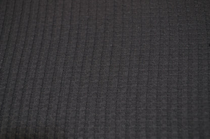 Waffeljersey uni anthrazit