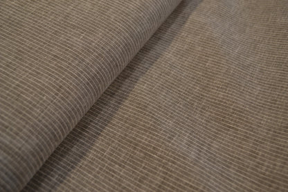 Baumwoll-Leinen Nadelstreifen weiß grau *Breite 144cm*