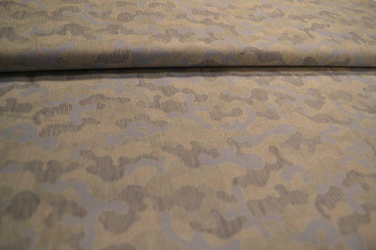 Patchwork Baumwolle "Camouflage" hellblau grau *Breite 110 cm*