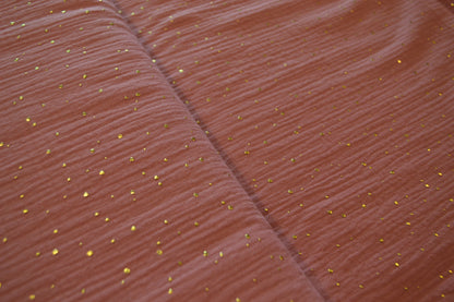 Musselin rosé Goldpunkte *Breite 145cm*