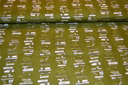 Patchwork Baumwolle "Bücher" grün *Breite 110 cm*