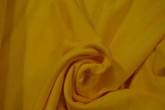 Viskosejersey uni sonnengelb *Breite 150cm*