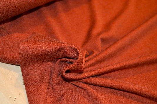 Viskose Stretch Jersey uni fuchsbraun *Breite 150cm*