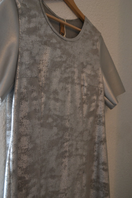 Kleid silber grau Gr. 38/M