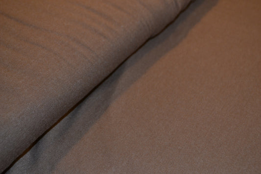Viskose Stretch Jersey uni cappuccino *Breite 150cm*