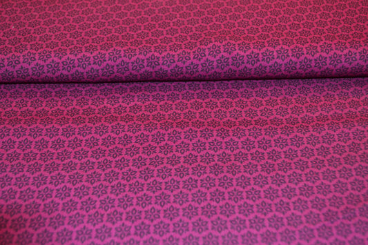Viskose "Florales Muster" berry *Breite 146cm*
