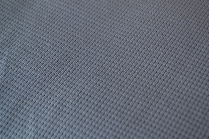 Waffeljersey uni azurblau